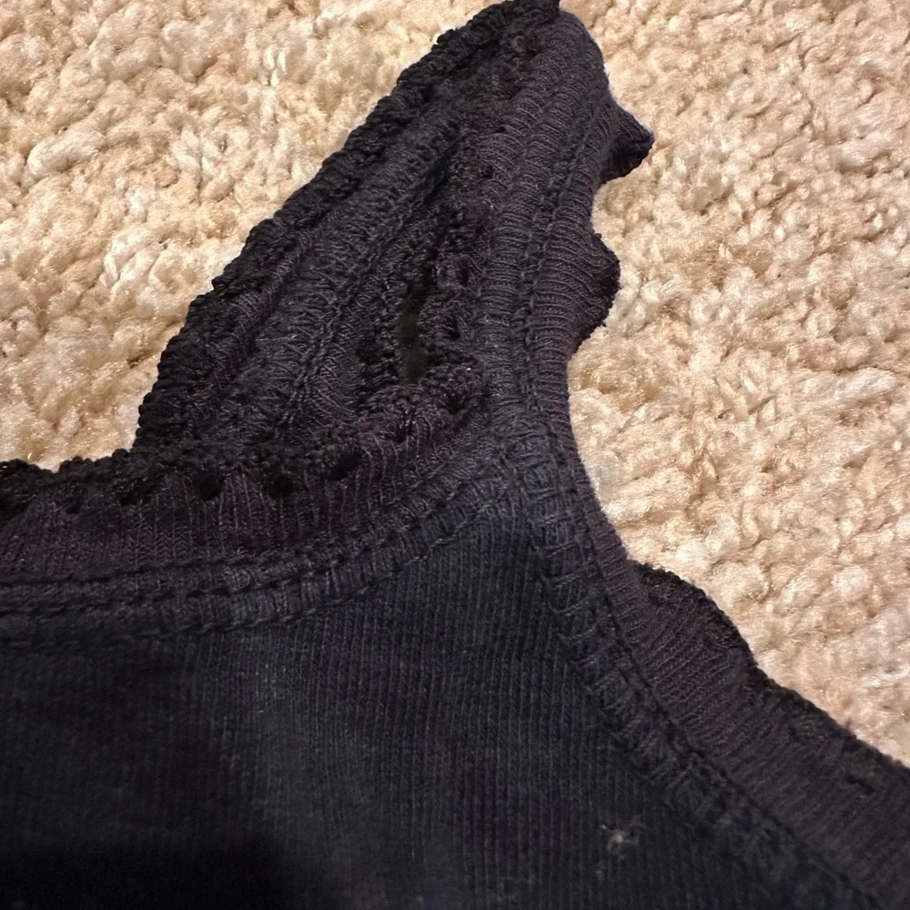 *Vintage* Denny’s!  Zinnias Navy Blue Dress - Picture 6 of 11